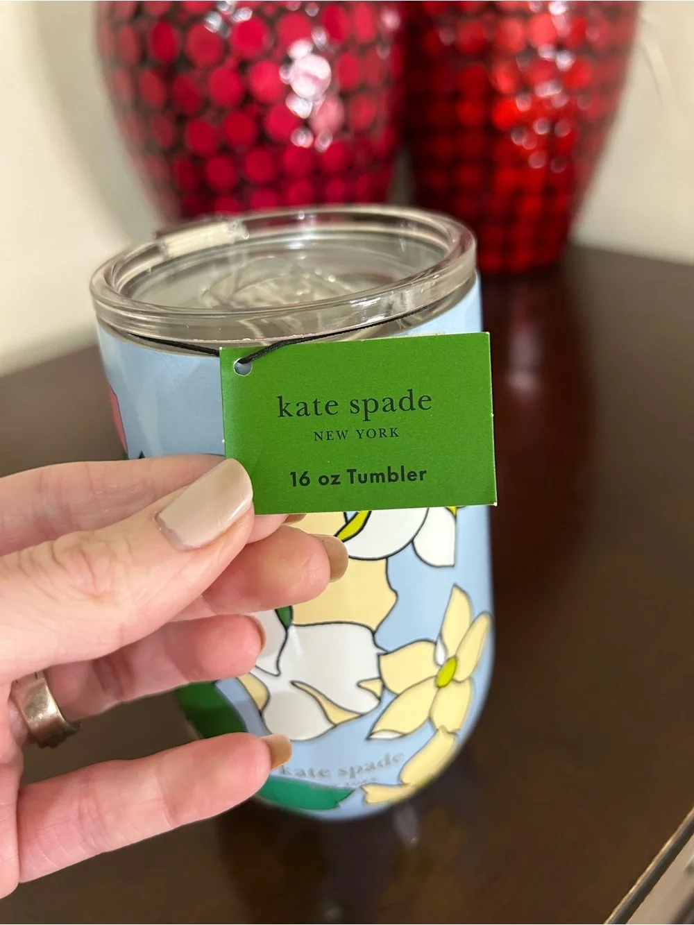 Kate Spade Flower Bed Stainless Steel Wine Tumbler